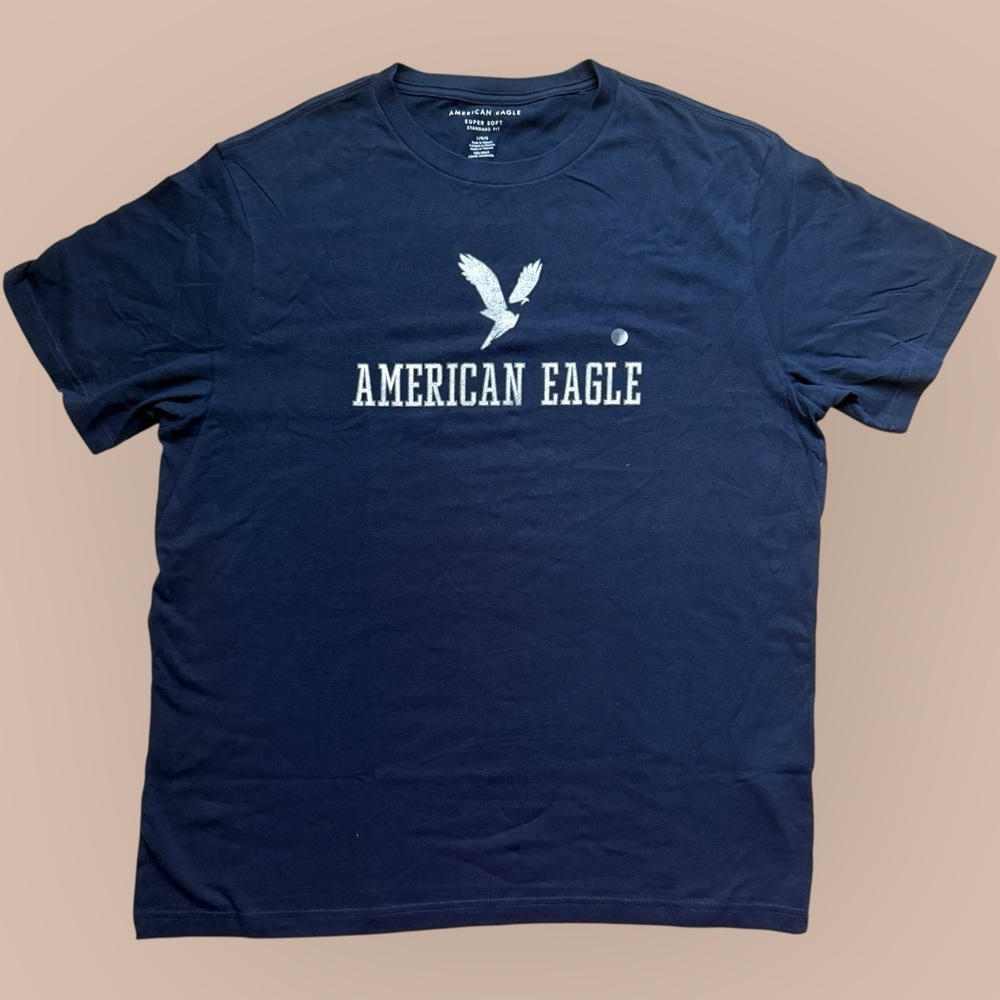 American Eagle Outfitters Navy Blue Men's T-Shirt